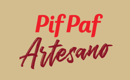 Logo linha produtos Pif Paf Artesano.