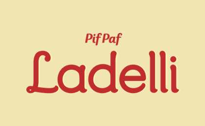 Logo linha produtos Pif Paf Ladelli.