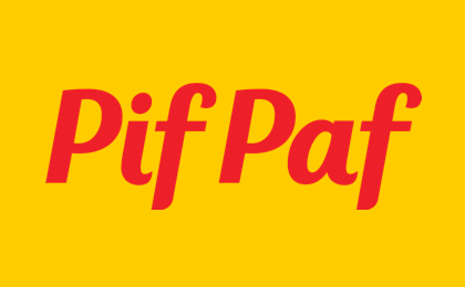 Logo linha produtos Pif Paf.